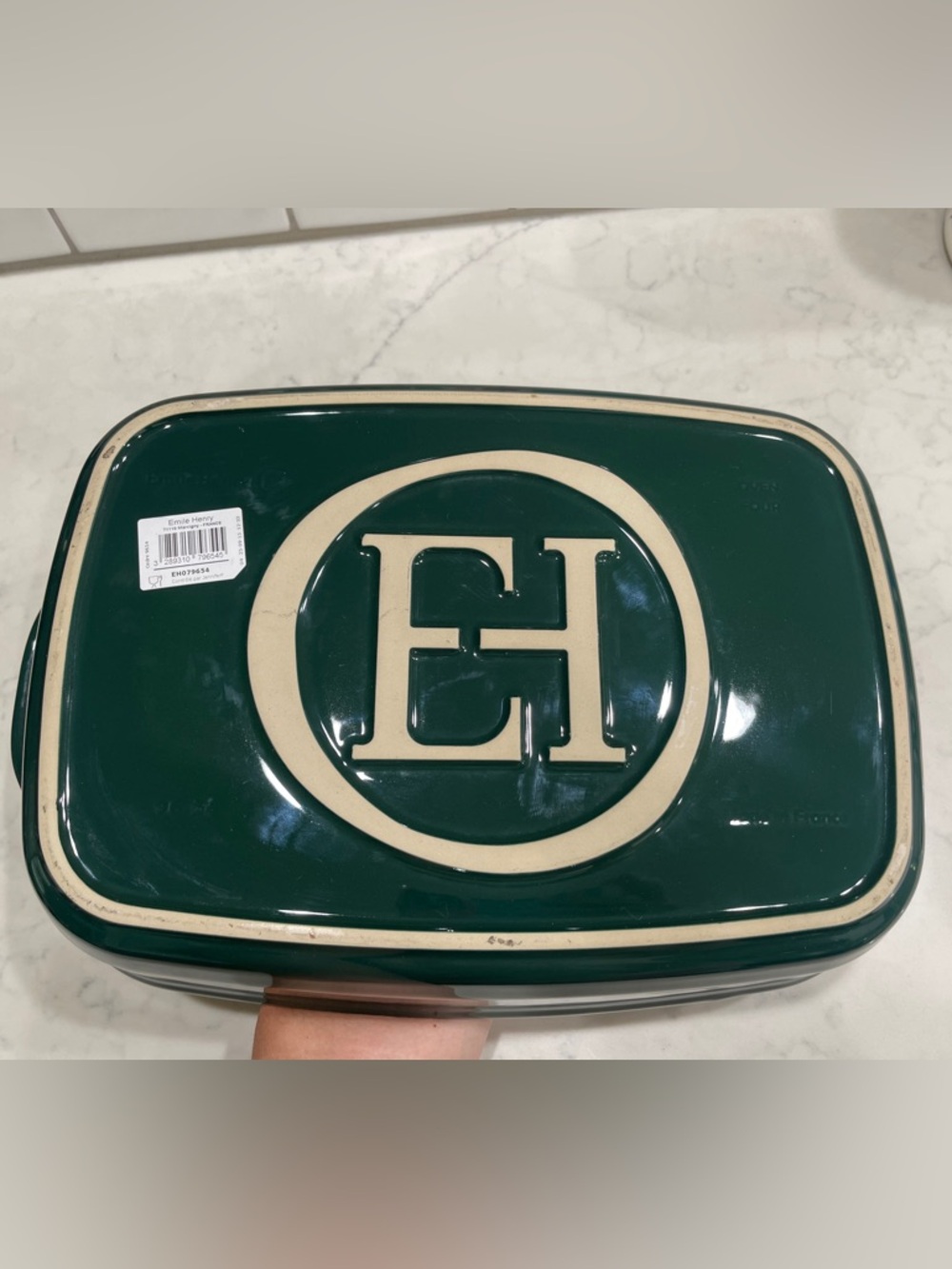 Emile Henry The Right Dish Large Rectangular Baker in Cedar- NEW